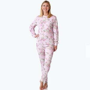LoveShackFancy Cabbage Rose Organic Cotton Adult Pajama Set